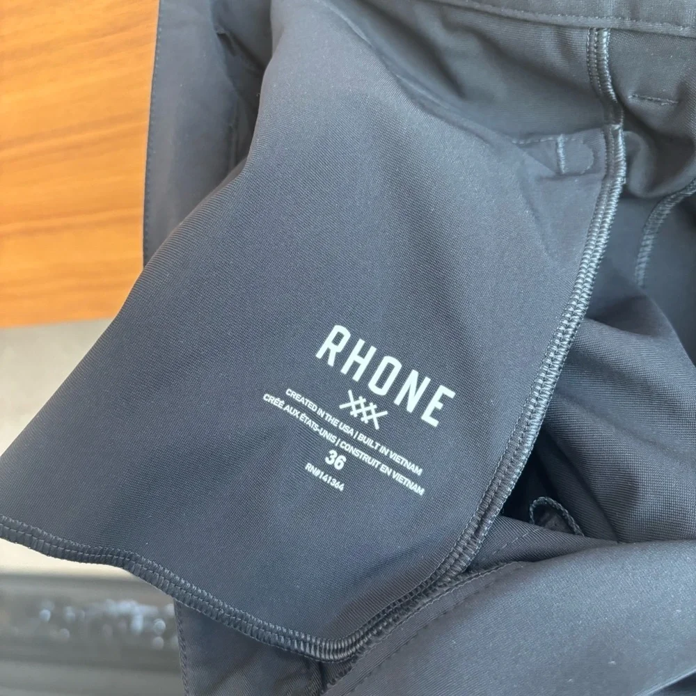 RHONE Commuter Pants In Black, Size 36